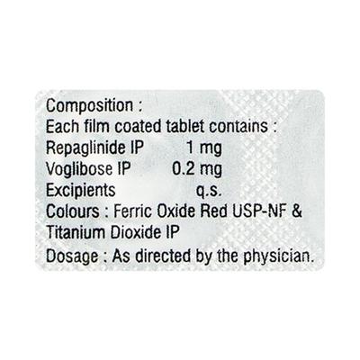 VOGLIMAC R 1 Tablet 10's - Diabetes-Ant