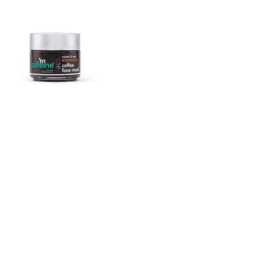 mCaffeine Espresso Coffee Face Mask with Natural AHA & BHA for Exfoliation & Pore Tightening 100 gm - Masks & Peels