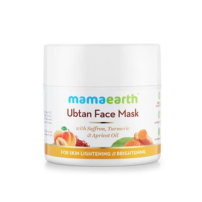 Mamaearth Ubtan Face Mask For Skin Lightening & Brightening 100 gm - Face Packs