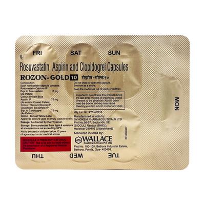 ROZON GOLD 10 Capsule 7's - Blood Clot-Ant