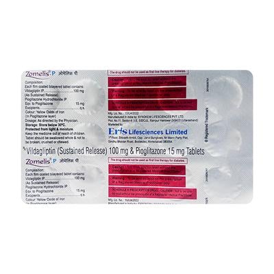 ZOMELIS P Tablet 15's - Diabetes-Ant
