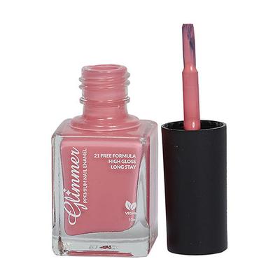 Glimmer Premium Nail Enamel Neon Pink 10 ml - Nail Polish
