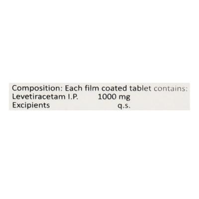 Keppra 1000mg Tablet 10'S - Epilepsy/Convulsion-Ant