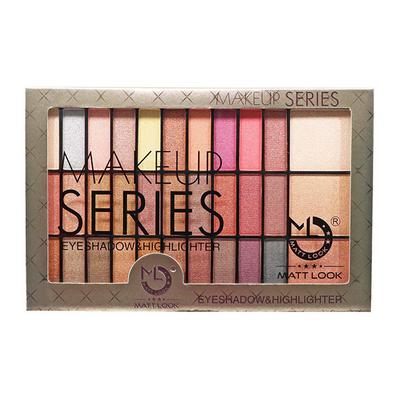 Matt Look Makeup Series Eyeshadow & Highlighter, Multicolor - 2 49 gm - Face Palettes