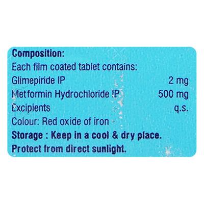 GOLDMET G 2 Tablet 10's - Diabetes-Ant