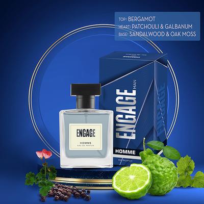 Engage EDP Yin + Homme 100ml each Giftbox 2's - Men Perfumes (Edt/Edp)