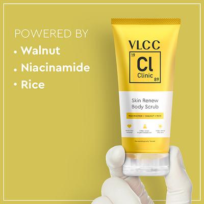 VLCC Clinic Skin Renew Body Scrub 200 gm - Scrubs & Exfoliants