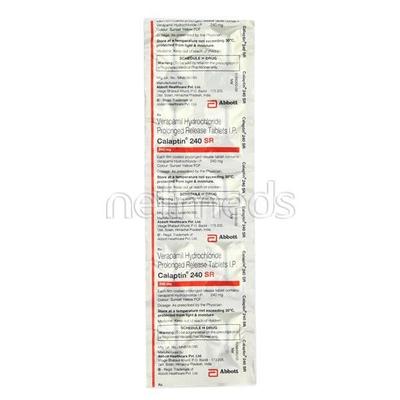 Calaptin SR 240mg Tablet 10'S - Hypertension-Cal