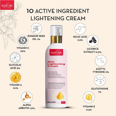 Kozicare Plus Skin Lightening Cream 60 ml - Face Creams