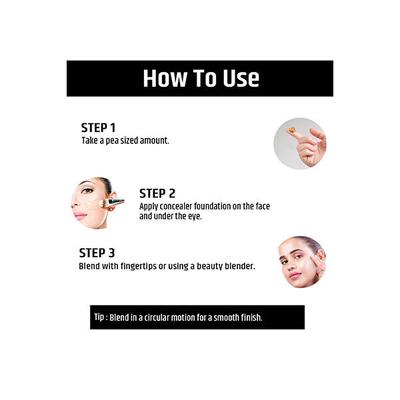 Insight Cosmetics Concealer Foundation - Beige Matte 20 ml - Foundation