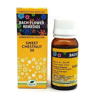 New Life Bach Flower Sweet Chestnut 30 Liquid 30 ml - Dilutions
