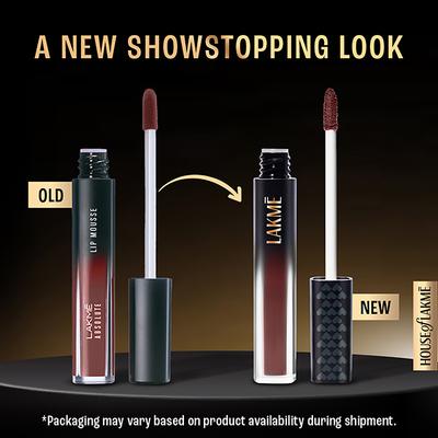 Lakme Absolute Sheer Lip Mousse 302 Cocoa Sin 4.6 gm - Lipsticks