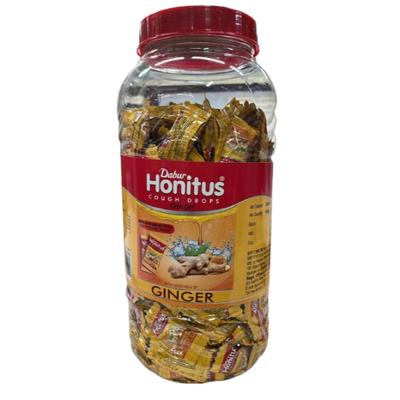 Dabur Honitus Cough Drops Candy - Ginger 300's - Cough & Cold (Ayush)