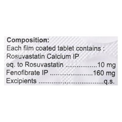 Rosupack F 10/160mg Tablet 30'S - High Cholesterol-Dys