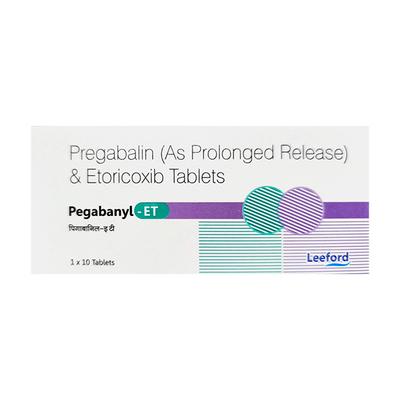 PEGABANYL ET Tablet 10's - Neuropathic Pain-Dru
