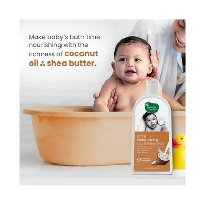 Mother Sparsh Coco Rich Baby Wash With Coconut Oil, Milk Protein & Shea Butter 200 ml - Baby Body Wash
