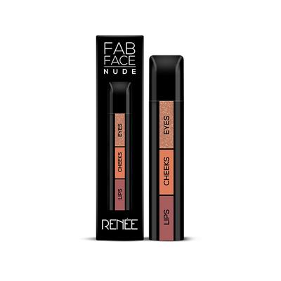 RENEE Fab Face Nude Lips, Cheeks and Eyes 4.5gm - Lipsticks