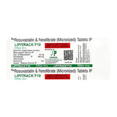 Lipitrack F Tablet 10's - High Cholesterol-Dys