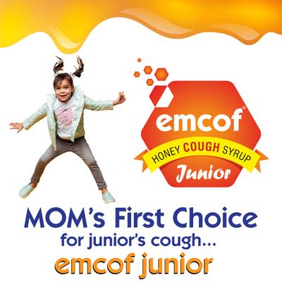Emcof Junior Cough Syrup 100 ml - Cough Syrup