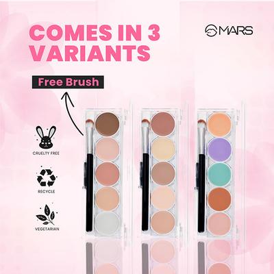 Mars 5 Colour Contour Kit with Free Applicator - 02 8 gm - Contour