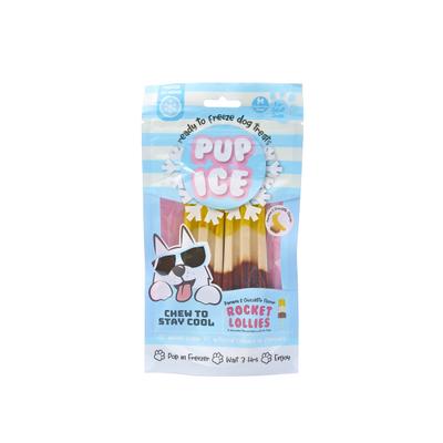 Pup Ice Rocket Lollies Banana & Chocolate Flavour 2's - Petfood