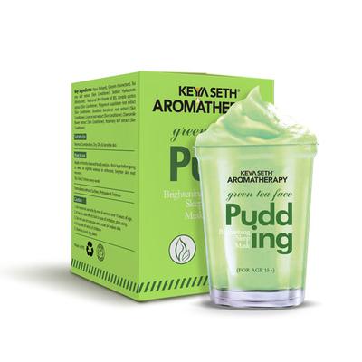 Keya Seth Aromatherapy Green Tea Face Pudding Brightening Sleep Mask 100 gm - Face Packs