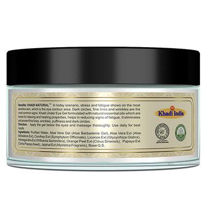 KHADI NATURAL UNDER EYE GEL 50 gm - Under Eye Creams & Serums