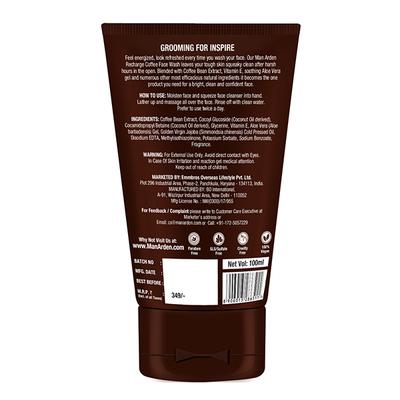 Man Arden Recharge Coffee Face Wash 100 ml - Face Wash & Cleansers