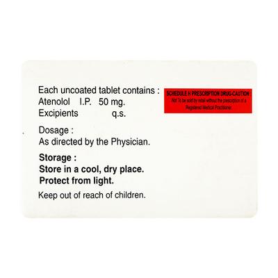 Atol 50mg Tablet 14'S - Hypertension-Bet