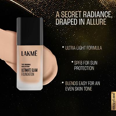 Lakme Invisible Finish Spf 8 Foundation Shade 04 25 Ml - Foundation