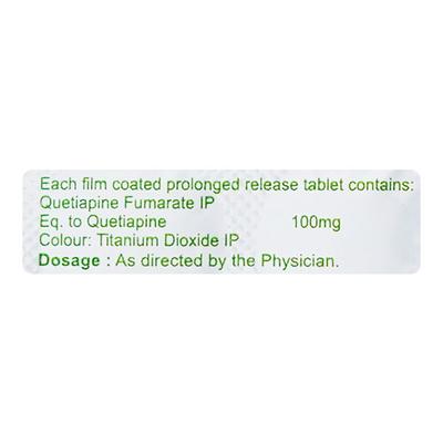 Qtripil SR 100mg Tablet 10'S - Schizophrenia-Aps