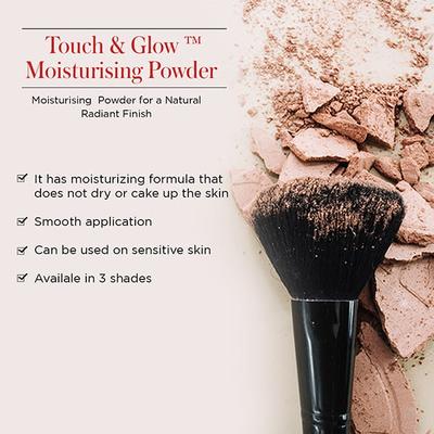 Revlon Touch & glow Moisturising Powder - Natural Matte 12gm - Compact Powder