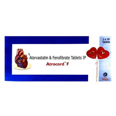 ATROCORD F Tablet 10's - High Cholesterol-Dys