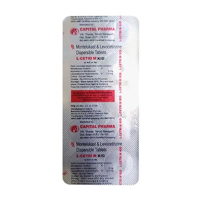 L CETRI M KID Tablet 10's - Allergies-Ant