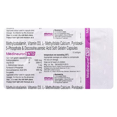 MEDINEURON NTD Softgel Capsule 10's - Supplements-Vam