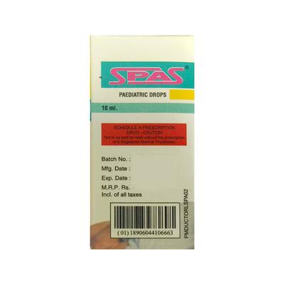 Spas Drops 10ml - Muscle Cramps/Spasticity-Ant
