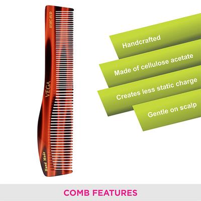 VEGA HMC - 01D GRADUATED DRESSING COMB 1's - Hair Combs