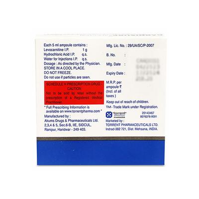 Carnisure 1gm Injection 5ml - Supplements-Sup