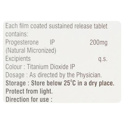GESTOFERT SR 200 Tablet 10's - Hormonal Therapy-Oes