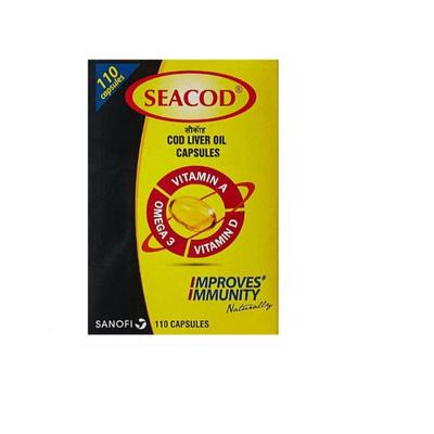 Seacod Cod Liver Oil Capsules 110's - Multi-Vitamins