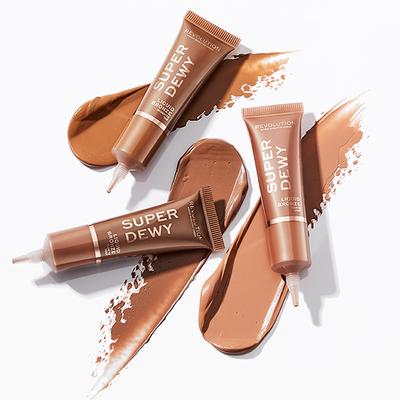 Makeup Revolution Superdewy Liquid Bronzer Medium to Tan 15 ml - Bronzers