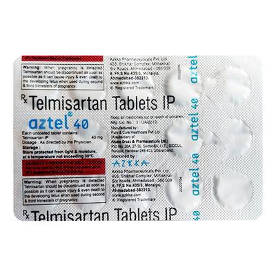 AZTEL 40 Tablet 15's - Hypertension-Ang