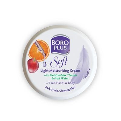 Boro Plus Soft Light Moisturising Cream With Fruit Water & Vitamin E 300 ml - Face Moisturizers