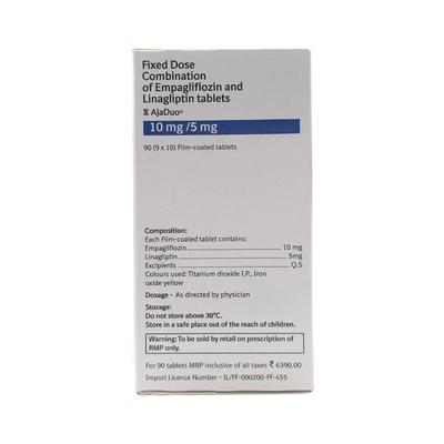 Ajaduo 10mg Tablet 10'S - Diabetes-Ant