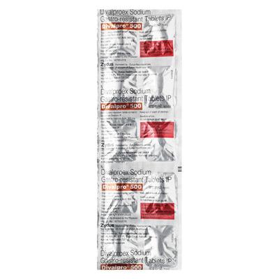 Divalpro 500mg Tablet 10'S - Epilepsy/Convulsion-Ant