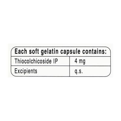 THIOQUEST TWIST 4mg Capsule 10's - Muscle Cramps/Spasticity-Mus