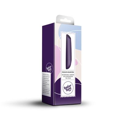 Gizmoswala SugarBoo Rechargeable Vibrator - Sugar Damson (Purple) - Massagers And Vibrators