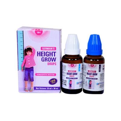 German's Height Grow Drops Twin Pack (Pack of 2 x 30 ml) - Homeopathic Drops
