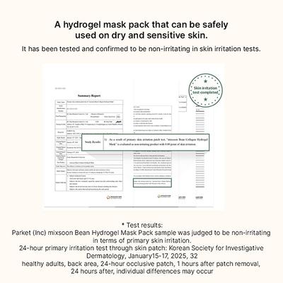 Mixsoon Bean Collagen Hydrogel Mask Hydrating & Firming Face Mask for Youthful Skin 20 gm - Face Mask