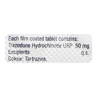 Trazalon 50mg Tablet 10'S - Depression-Ant